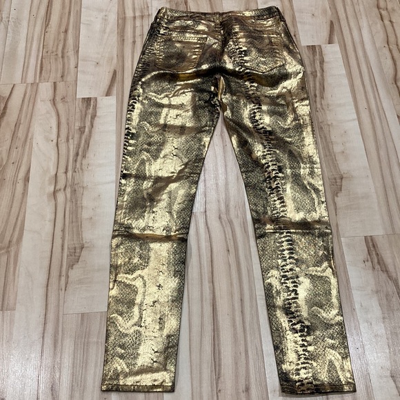 NWT JUST USA BLACK LABEL Python PRINT PANTS - Picture 2 of 6